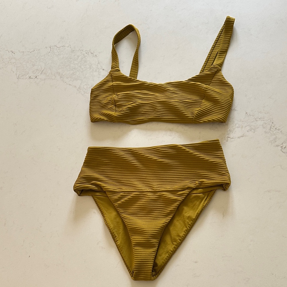L*Space Jess Bikini Set M Green